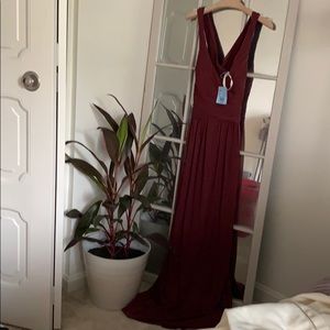 Wine Bridesmaid’s Dress — NEW WITH TAGS